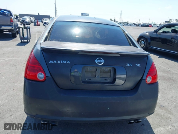 2008 Nissan Maxima SE with VIN 1N4BA41EX8C821520, listed as a IAAI auction lot 42395712 with 99,785 mi miles and . Bid and sale history available at DreamBid. Image 17.
