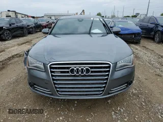 2014 Audi A8 3.0T with VIN WAURGAFDXEN009752, listed as a Copart auction lot 54541165 with 118,687 mi miles and Clean Title. Bid and sale history available at DreamBid. Image 5.