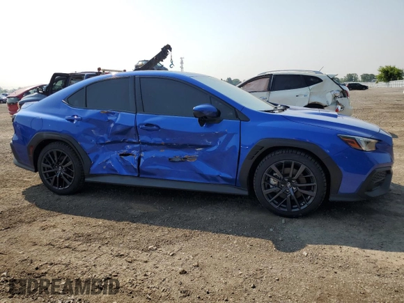 2024 Subaru WRX Premium with VIN JF1VBAH63R9814592, listed as a Copart auction lot 60297615 with 3,507 mi miles and Salvage title. Bid and sale history available at DreamBid. Image 4.