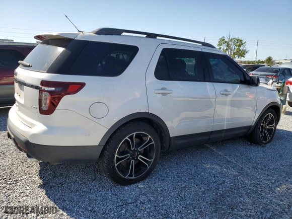 2015 Ford Explorer Sport with VIN 1FM5K8GT8FGC34574, listed as a Copart auction lot 47862235 with 186,015 mi miles and Salvage Title. Bid and sale history available at carsss.com. Image 3.