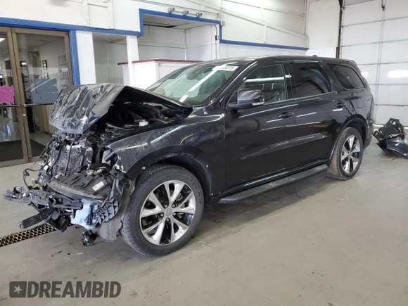 2015 Dodge Durango R/T with VIN 1C4SDJCT8FC772312, listed as a Copart auction lot 56235075 with 61,813 mi miles and Salvage title. Bid and sale history available at DreamBid. Image 1.