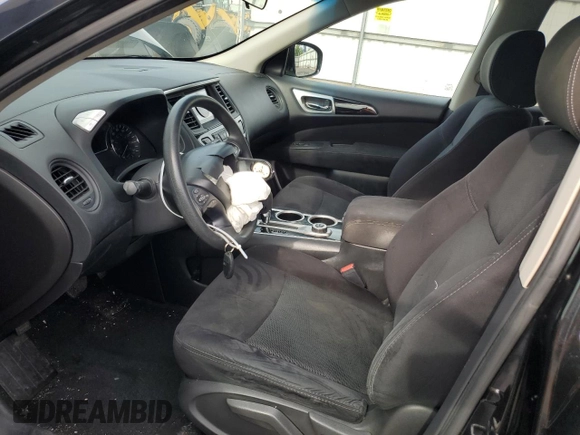 2016 Nissan Pathfinder S with VIN 5N1AR2MM9GC622166, listed as a Copart auction lot 56943115 with 140,656 mi miles and Salvage title. Bid and sale history available at DreamBid. Image 7.