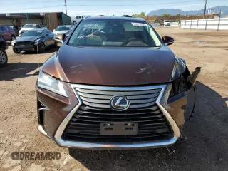 2017 Lexus RX 350 with VIN 2T2BZMCA4HC057387, listed as a Copart auction lot 58075095 with 23,492 mi miles and Salvage title. Bid and sale history available at DreamBid. Image 5.