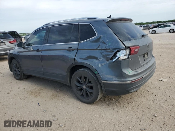 2023 Volkswagen Tiguan SE with VIN 3VV3B7AX0PM054872, listed as a Copart auction lot 53662845 with 55,240 mi miles and Salvage title. Bid and sale history available at DreamBid. Image 2.