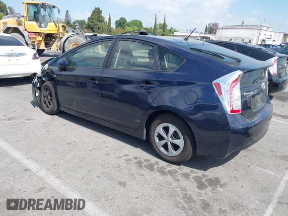 2015 Toyota Prius Four with VIN JTDKN3DU4F0470775, listed as a IAAI auction lot 42254233 with 125,495 mi miles and . Bid and sale history available at DreamBid. Image 3.