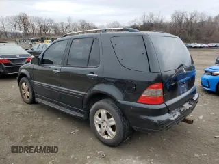 2005 Mercedes-Benz M-Class 3.7L with VIN 4JGAB57E75A565890, listed as a Copart auction lot 83322774 with 0 mi miles and Clean Title. Bid and sale history available at carsss.com. Image 2.