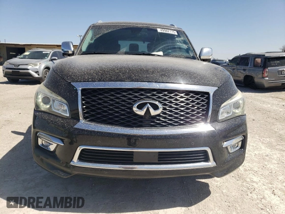 2015 Infiniti QX80 z VIN JN8AZ2NDXF9770443, wystawiony jako Copart lot #49982175 z przebiegiem 255 778 mil mil oraz Czysty tytuł • Clean title. Historia ofert i sprzedaży dostępna na DreamBid. Obrazek 5.