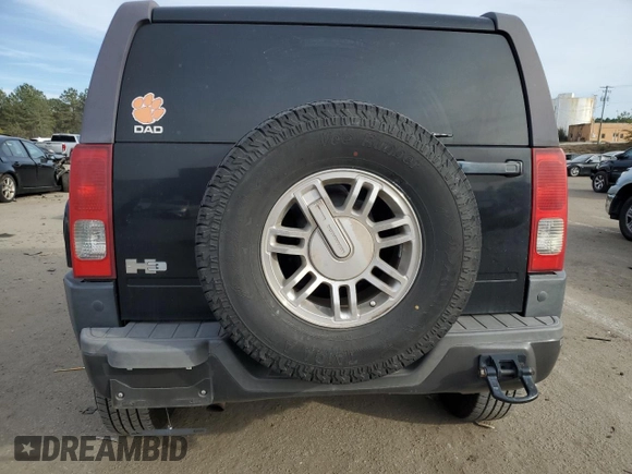2007 Hummer H3 SUV with VIN 5GTDN13E978230561, listed as a Copart auction lot 83456774 with 203,322 mi miles and Salvage Title. Bid and sale history available at DreamBid. Image 6.
