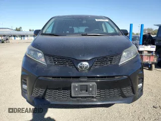 2020 Toyota Sienna SE with VIN 5TDXZ3DC2LS029818, listed as a Copart auction lot 88257995 with 55,027 mi miles and Salvage Title. Bid and sale history available at carsss.com. Image 5.