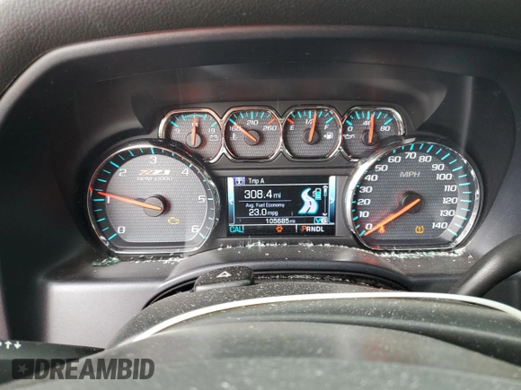 2018 Chevrolet Silverado 1500 LT with VIN 1GCVKREH4JZ118570, listed as a Copart auction lot 53143175 with 105,685 mi miles and Salvage Title. Bid and sale history available at DreamBid. Image 9.