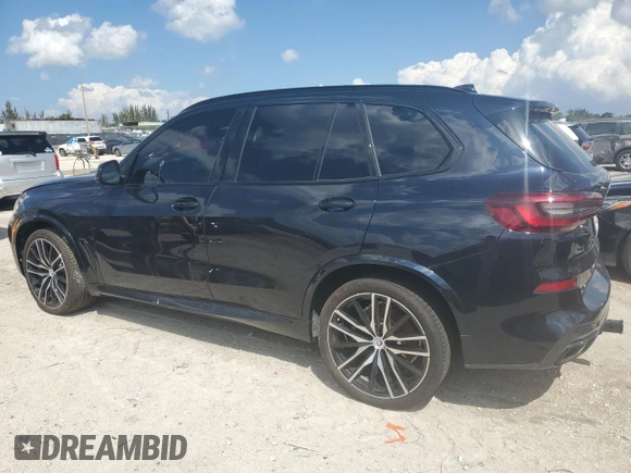 2023 BMW X5 M50i z VIN 5UXJU4C09P9P94657, wystawiony jako Copart lot #50709685 z przebiegiem Nie podano mil oraz Szkoda całkowita • Salvage title. Historia ofert i sprzedaży dostępna na DreamBid. Obrazek 2.