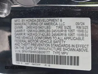 2025 Honda Passport TrailSport с VIN 5FNYF8H65SB006177, выставлен на аукционе IAAI как лот 42273695 с пробегом 1 989 миль миль и . История ставок и продаж доступна на DreamBid. Изображение 9.