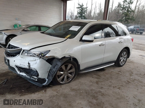 2014 Acura MDX Advance with VIN 5FRYD4H89EB032140, listed as a IAAI auction lot 41550091 with 62,377 mi miles and . Bid and sale history available at carsss.com. Image 18.