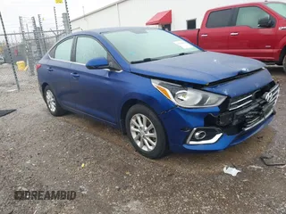 2020 Hyundai Accent SE with VIN 3KPC24A67LE125672, listed as a IAAI auction lot 41518362 with 85,797 mi miles. Bid and sale history available at carsss.com. Image 1.