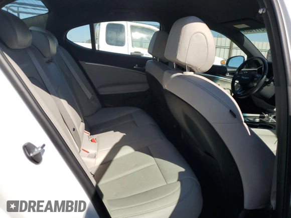 2023 Genesis G70 2.0T with VIN KMTG34TA0PU116515, listed as a Copart auction lot 70511154 with 11,942 mi miles and Salvage Title. Bid and sale history available at carsss.com. Image 10.