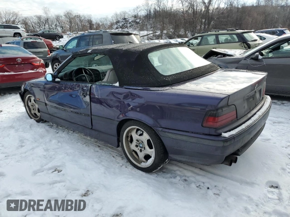 1999 BMW 3 Series M3 with VIN WBSBK0337XEC39918, listed as a Copart auction lot 86454004 with 0 mi miles and Salvage Title. Bid and sale history available at carsss.com. Image 2.