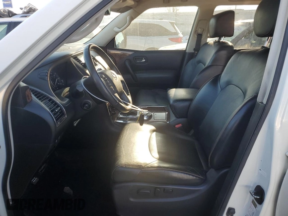 2018 Nissan Armada Platinum with VIN JN8AY2NF8J9333487, listed as a Copart auction lot 46295745 with 58,876 mi miles and Salvage Title. Bid and sale history available at carsss.com. Image 7.