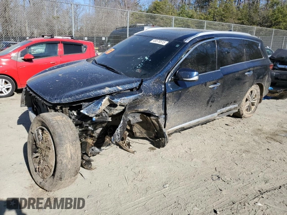 2020 Infiniti QX60 Luxe z VIN 5N1DL0MM9LC545442, wystawiony jako Copart lot #48578515 z przebiegiem 90 707 mil mil oraz Szkoda całkowita • Salvage title. Historia ofert i sprzedaży dostępna na DreamBid. Obrazek 1.