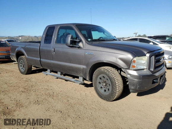 2006 Ford F-250 XL with VIN 1FTSX20546EC09782, listed as a Copart auction lot 88176985 with 202,060 mi miles and Salvage title. Bid and sale history available at DreamBid. Image 4.