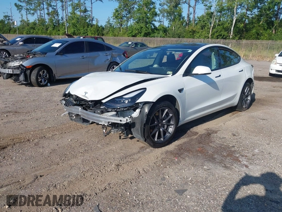 2023 Tesla Model 3 with VIN 5YJ3E1EA9PF557880, listed as a IAAI auction lot 42481413 with 40,582 mi miles and . Bid and sale history available at DreamBid. Image 18.