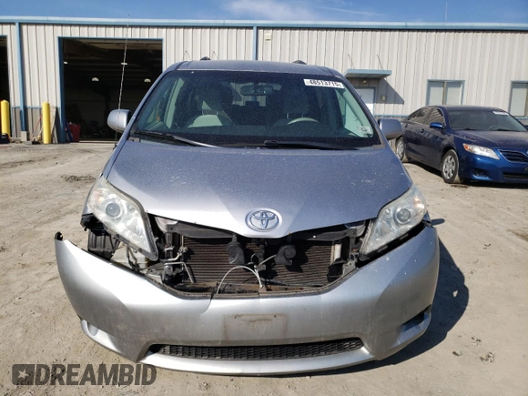 2012 Toyota Sienna LE with VIN 5TDJK3DC1CS031232, listed as a Copart auction lot 48513715 with 214,353 mi miles and Salvage Title. Bid and sale history available at carsss.com. Image 5.