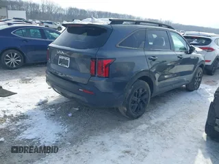 2022 Kia Sorento X-Line S with VIN 5XYRLDLC2NG157333, listed as a IAAI auction lot 41281385 with 26,914 mi miles. Bid and sale history available at carsss.com. Image 4.