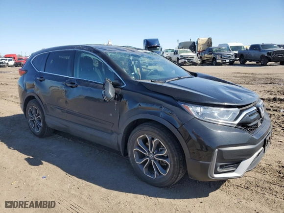 2022 Honda CR-V EX-L with VIN 5J6RW1H88NA022331, listed as a Copart auction lot 47855925 with 48,515 mi miles and Salvage Title. Bid and sale history available at carsss.com. Image 4.