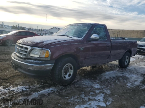 1999 Ford F-150 with VIN 1FTRF17W7XNA44872, listed as a Copart auction lot 41815695 with 182,678 mi miles and Salvage title. Bid and sale history available at DreamBid. Image 1.