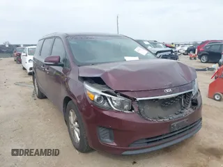 2016 Kia Sedona LX with VIN KNDMB5C12G6211589, listed as a IAAI auction lot 41786770 with 87,114 mi miles. Bid and sale history available at carsss.com. Image 1.