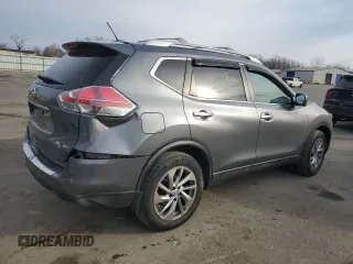 2015 Nissan Rogue SL with VIN 5N1AT2MV3FC914694, listed as a Copart auction lot 50676605 with 131,466 mi miles and Salvage Title. Bid and sale history available at carsss.com. Image 3.