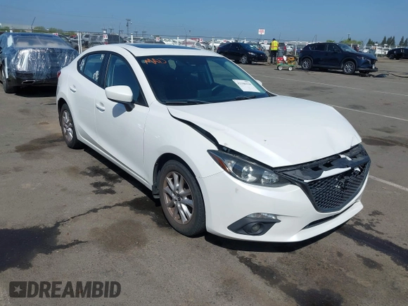2016 Mazda 3 i Touring with VIN JM1BM1W74G1291307, listed as a IAAI auction lot 42106234 with 164,178 mi miles and . Bid and sale history available at DreamBid. Image 1.