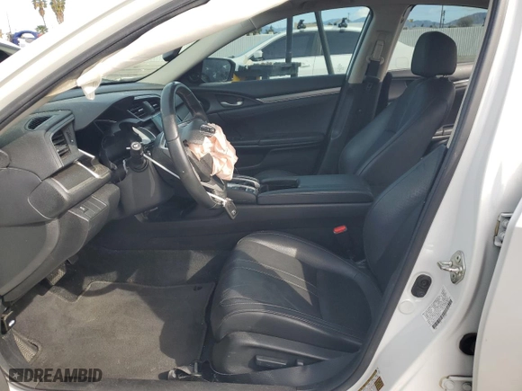 2018 Honda Civic Sedan EX-L with VIN 2HGFC1F74JH642411, listed as a Copart auction lot 51346795 with 0 mi miles and Salvage Title. Bid and sale history available at carsss.com. Image 7.
