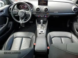 2018 Audi A3 Sedan Premium Plus with VIN WAUJ8GFF4J1075018, listed as a Copart auction lot 61548463 with 24,975 mi miles. Bid and sale history available at carsss.com. Image 8.