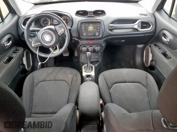 2017 Jeep Renegade Sport with VIN ZACCJAAB3HPG17236, listed as a Copart auction lot 60758135 with 123,000 mi miles and Salvage title. Bid and sale history available at DreamBid. Image 8.