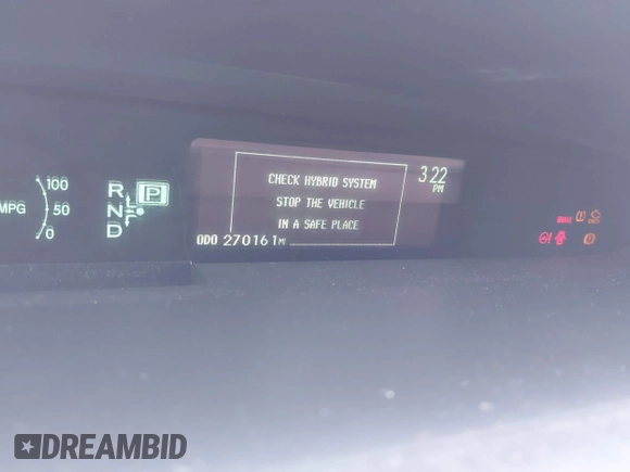2013 Toyota Prius One with VIN JTDKN3DU0D0351571, listed as a IAAI auction lot 42033388 with 270,161 mi miles and . Bid and sale history available at DreamBid. Image 15.