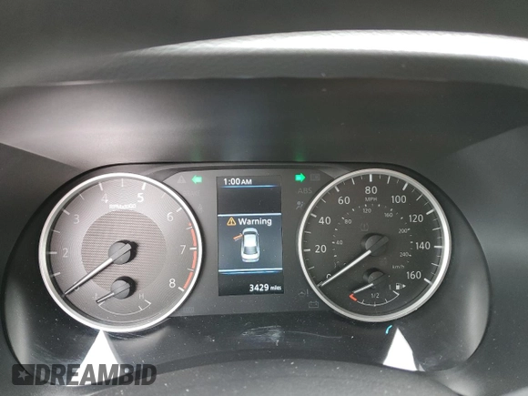 2024 Nissan Sentra S with VIN 3N1AB8BV7RY391787, listed as a Copart auction lot 48869895 with 3,429 mi miles and Salvage Title. Bid and sale history available at carsss.com. Image 9.