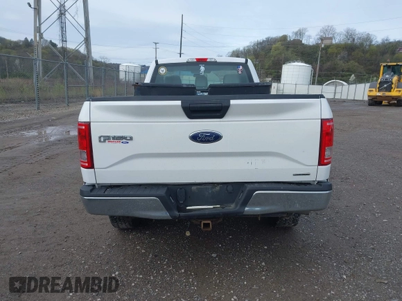 2016 Ford F-150 XL with VIN 1FTMF1EF4GKE09829, listed as a IAAI auction lot 41947402 with 124,150 mi miles and . Bid and sale history available at DreamBid. Image 17.