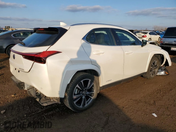 2022 Lexus UX 250h с VIN JTHP9JBH2N2057808, выставлен на аукционе Copart как лот 80897274 с пробегом 22 515 миль миль и Списание • Salvage title. История ставок и продаж доступна на DreamBid. Изображение 3.