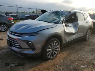 2024 Chevrolet Blazer Premier with VIN 3GNKBFR42RS177156, listed as a Copart auction lot 79266734 with 13,783 mi miles and Salvage title. Bid and sale history available at DreamBid. Image 1.