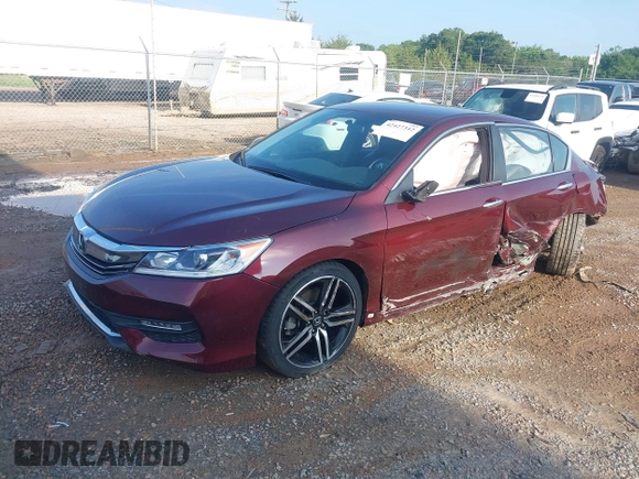 2016 Honda Accord Sport with VIN 1HGCR2F55GA020218, listed as a IAAI auction lot 42427342 with 138,803 mi miles and . Bid and sale history available at DreamBid. Image 16.