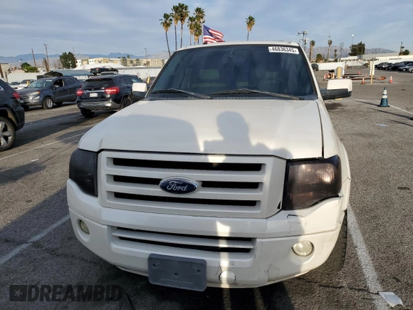 2008 Ford Expedition Max Limited с VIN 1FMFK19528LA22001, выставлен на аукционе Copart как лот 46836345 с пробегом 215 389 миль миль и Чистый • Clean title. История ставок и продаж доступна на DreamBid. Изображение 5.