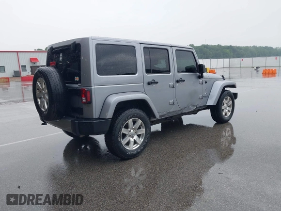 2017 Jeep Wrangler Unlimited Sahara with VIN 1C4BJWEG8HL681775, listed as a IAAI auction lot 42424924 with 87,068 mi miles and . Bid and sale history available at DreamBid. Image 4.