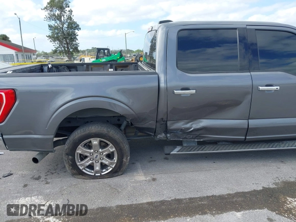 2021 Ford F-150 XL with VIN 1FTEW1CPXMFD00974, listed as a IAAI auction lot 41093772 with 112,890 mi miles and . Bid and sale history available at carsss.com. Image 6.