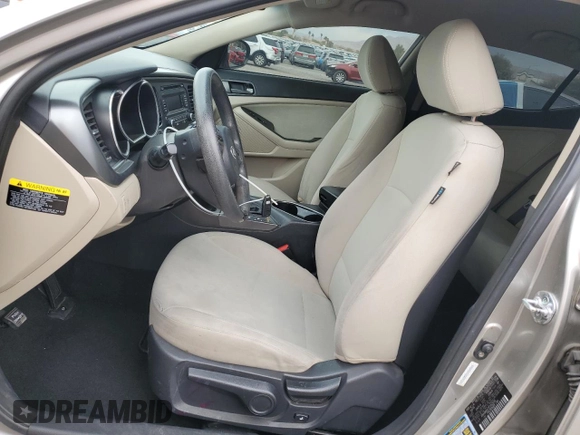 2015 Kia Optima LX with VIN KNAGM4A71F5529133, listed as a Copart auction lot 48345335 with 90,671 mi miles and Salvage Title. Bid and sale history available at carsss.com. Image 7.