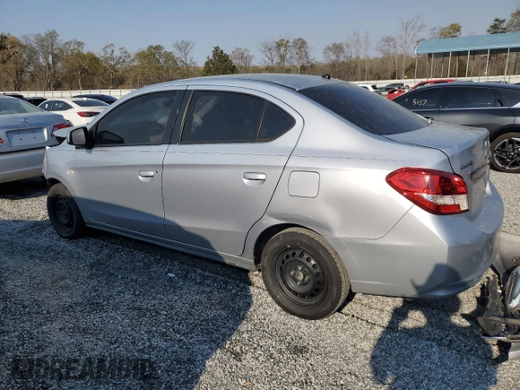 2019 Mitsubishi Mirage ES z VIN ML32F3FJ3KHF11107, wystawiony jako Copart lot #50464835 z przebiegiem 106 636 mil mil oraz Szkody całkowita. Historia ofert i sprzedaży dostępna na DreamBid. Obrazek 2.