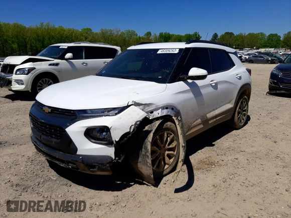 2021 Chevrolet TrailBlazer ACTIV with VIN KL79MVSL9MB043498, listed as a Copart auction lot 48309263 with 53,688 mi miles. Bid and sale history available at carsss.com. Image 1.