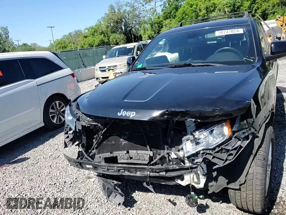 2017 Jeep Grand Cherokee Laredo with VIN 1C4RJEAG9HC780281, listed as a Copart auction lot 50747024 with 100,446 mi miles and Salvage title. Bid and sale history available at DreamBid. Image 10.