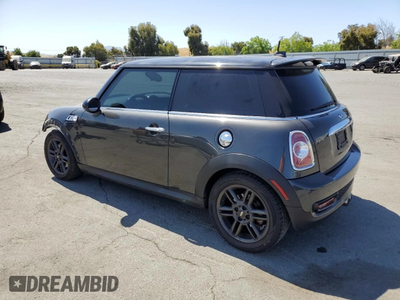 2012 MINI Hardtop S with VIN WMWSV3C57CTY16657, listed as a Copart auction lot 62812445 with 122,796 mi miles and Salvage title. Bid and sale history available at DreamBid. Image 2.