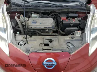 2012 Nissan LEAF SL with VIN JN1AZ0CP1CT025305, listed as a Copart auction lot 54273085 with 48,575 mi miles and Clean Title. Bid and sale history available at carsss.com. Image 11.
