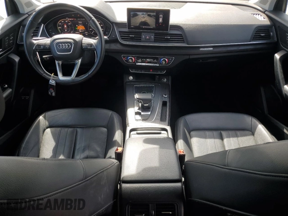 2020 Audi Q5 Premium Plus with VIN WA1E2AFYXL2052712, listed as a Copart auction lot 49732035 with 69,041 mi miles and Salvage title. Bid and sale history available at DreamBid. Image 8.